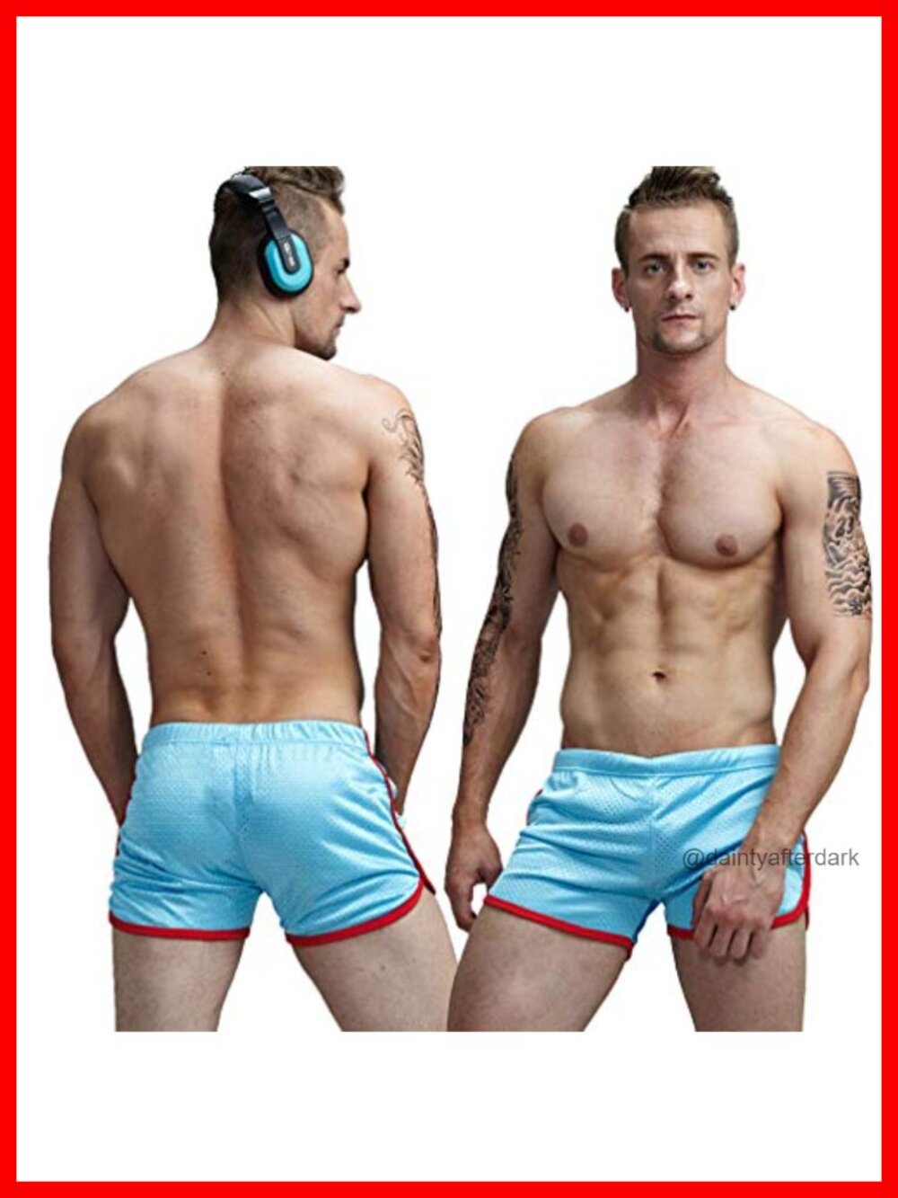 Men's 3 Inch Mesh Running Shorts Athletic Gym Drawstring Lightweight Polyester